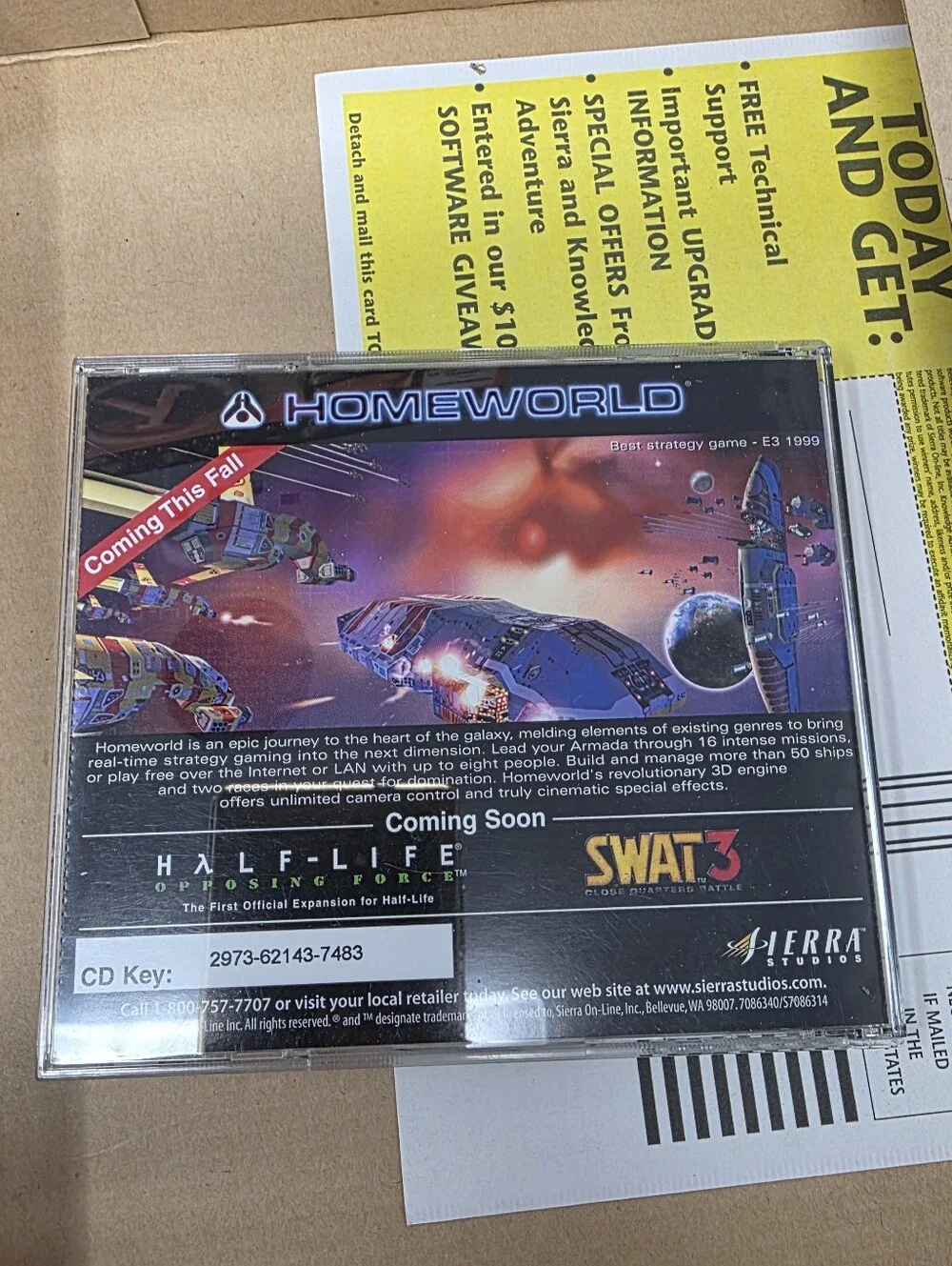 Half-Life Game of the Year Edition PC Windows PC Computer Complete Big Box CIB